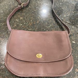 Leather Coach purse